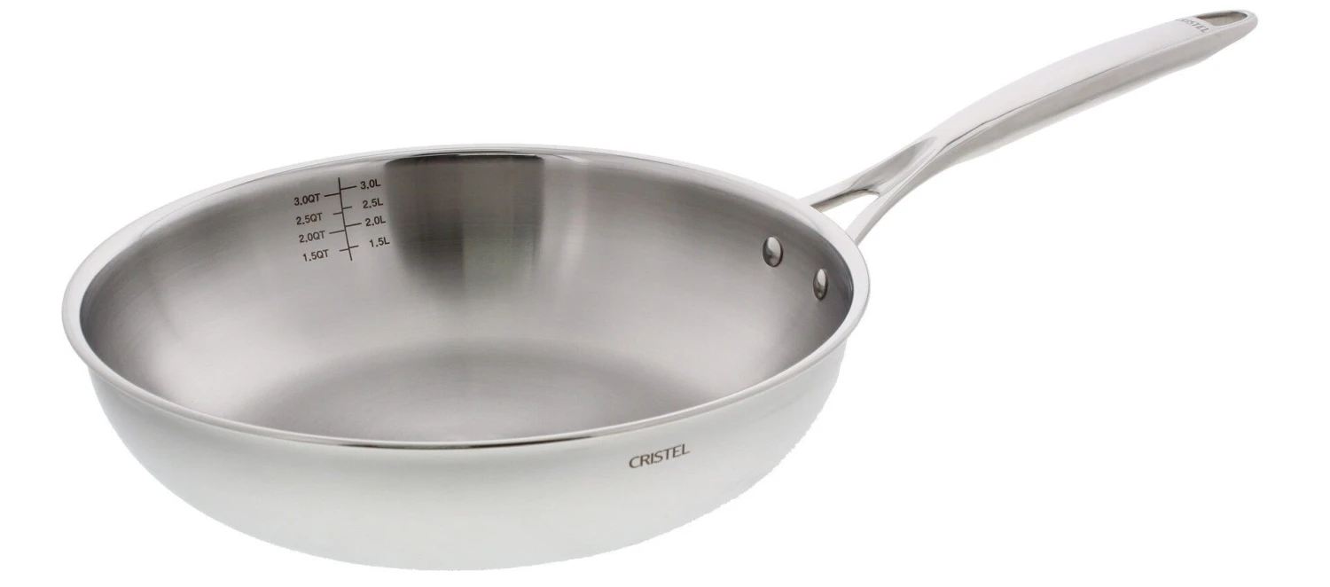 Cristel Castel'Pro Multiply Koekenpan ø 28 Cm Rvs 2 Cristel Castel'Pro Multiply Koekenpan ø 28 Cm Rvs