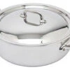 Mauviel M'Cook Lage Braadpan Met Deksel ø 28 Cm Rvs -Winkel Voor Keukenbenodigdheden 2273 23971 1
