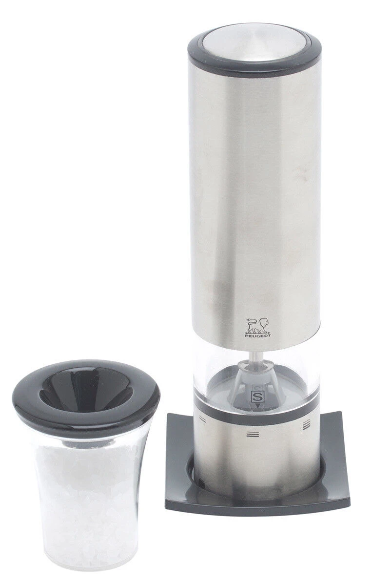 Peugeot Elis Sense Elektrische Zoutmolen U-select 20 Cm Rvs 3 Peugeot Elis Sense Elektrische Zoutmolen U-select 20 Cm Rvs