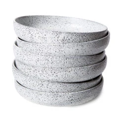 HK Living ACE7035 Gradient Diep Bord ø 21,5 Cm Crèmekleurig 2 Stuks -Winkel Voor Keukenbenodigdheden ace7035 lr d 01