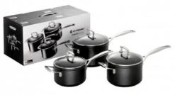 Le Creuset Les Forgées Steelpannenset Aluminium 3-delig