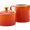 Le Creuset Suiker- En Melkset Aardewerk Vulcanique 2-delig -Winkel Voor Keukenbenodigdheden creuset melkkan en suikerpot vulcanique 1
