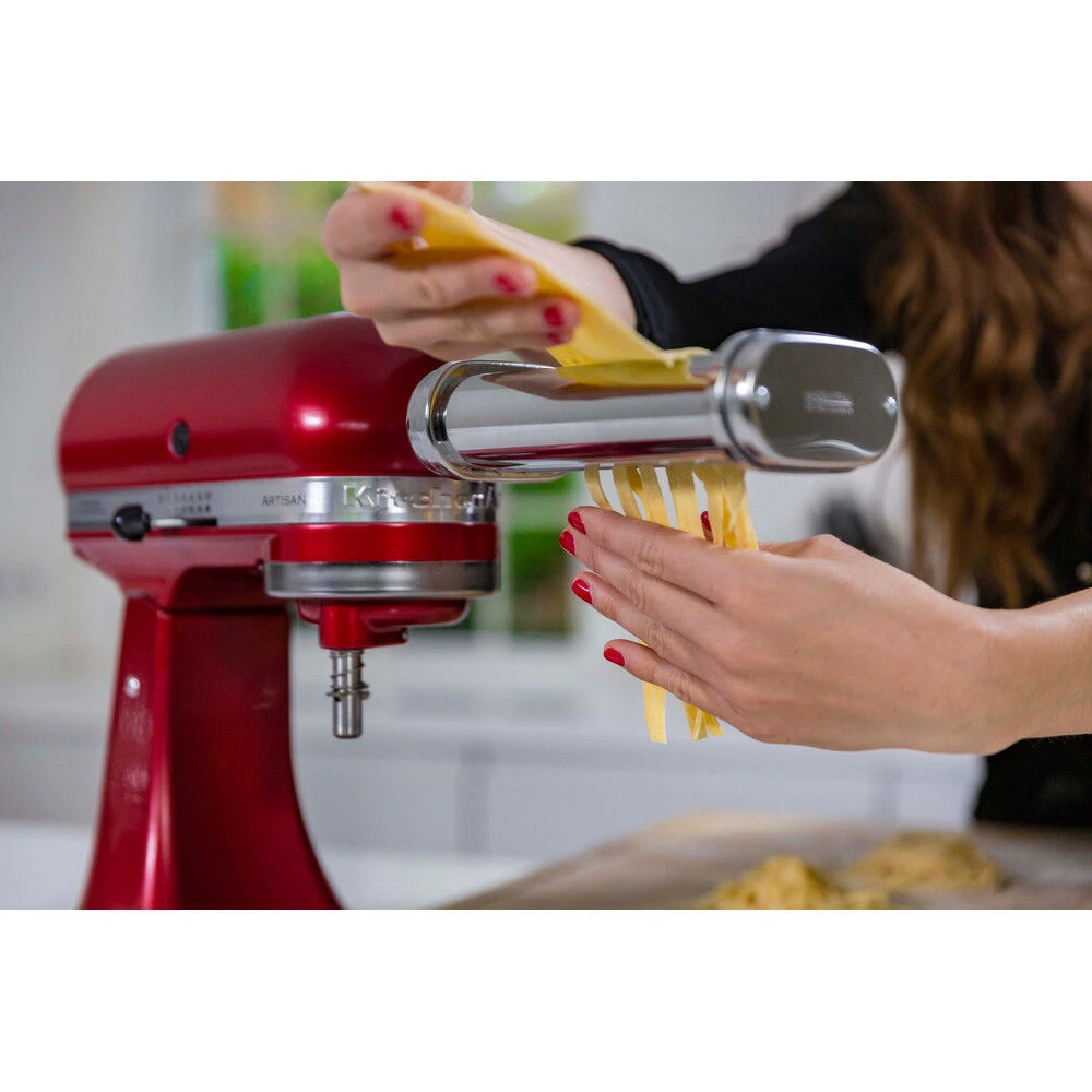 KitchenAid 5KSMPRA Pastaroller En -snijderset 3 Delig Rvs 6 KitchenAid 5KSMPRA Pastaroller En -snijderset 3 Delig Rvs - Afbeelding 4