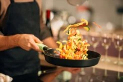 Gastrolux Squality Koekenpan Voor Inductie ø 28 Cm Aluminium Met Blauwe Greep -Winkel Voor Keukenbenodigdheden koek 2