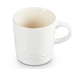 Le Creuset Holly Collectie Mok 200 Ml Aardewerk Katoenwit -Winkel Voor Keukenbenodigdheden lc 20200529 zs ps fs 60303204311511 003