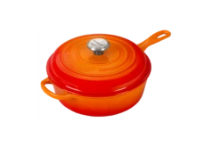 Le Creuset Signature Cassadou Braadpan ø 26 Cm Gietijzer Vulcanique