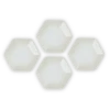 Le Creuset Hexagon Serveerschaaltje 9,5 Cm Aardewerk Meringue 4 Stuks