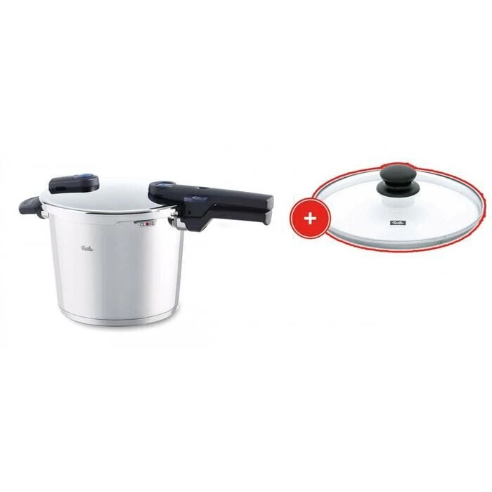 Fissler Vitaquick Snelkookpan Met Extra Glasdeksel 6 Liter ø 22 Cm Rvs 3 Fissler Vitaquick Snelkookpan Met Extra Glasdeksel 6 Liter ø 22 Cm Rvs