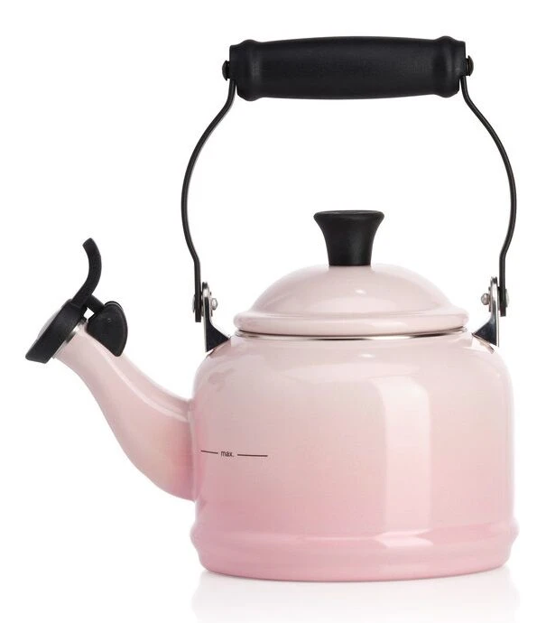 Le Creuset Demi Fluitketel 1,1 Liter Staal Shell Pink 3 Le Creuset Demi Fluitketel 1,1 Liter Staal Shell Pink