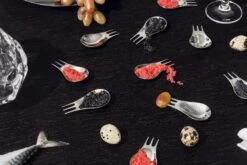 Alessi GIMR01S4 Moscardino Multifunctioneel Bestek Rvs 4 Stuks -Winkel Voor Keukenbenodigdheden scheda prodotto moscardino en overview