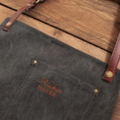 Alaskan Maker N°325 Schort Met Nek- En Middelband Katoen Black 11 Alaskan Maker N°325 Schort Met Nek- En Middelband Katoen Black -Winkel Voor Keukenbenodigdheden tablier vintage 325 3