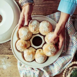 Emile Henry Broodbakvorm Kroonvormig ø 30,5 Cm Aardewerk Zwart -Winkel Voor Keukenbenodigdheden univ 2 2 2